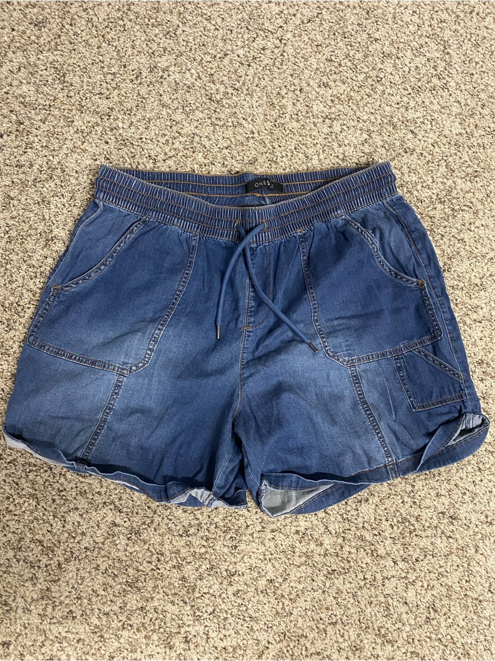 One5One Blue Denim Shorts